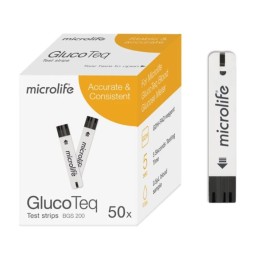 TIRAS REACTIVAS MICROLIFE GLUCOTEQ - 50 UNDS