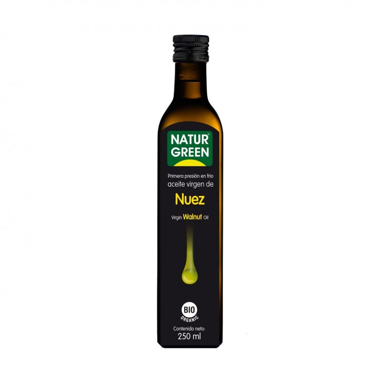 Envase de Aceite de Nuez Bio Naturgreen 250 ml.