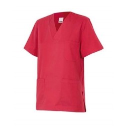 CASACA PIJAMA MEDICO ROJO