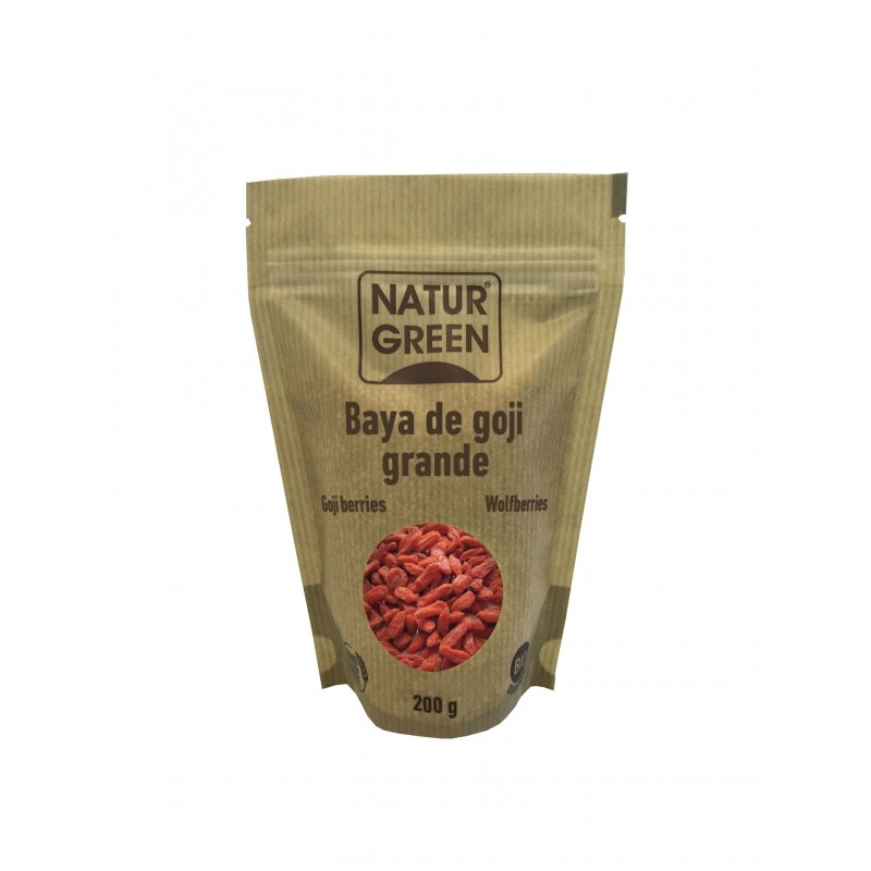 Bolsa Doypack de Bayas de Goji Grande Bio Naturgreen 200 g