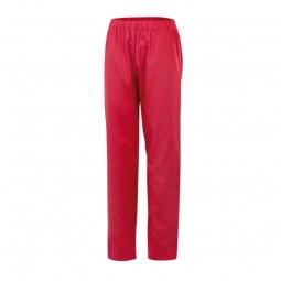 Pantalón de pijama sanitario rojo Velilla uniformes sanitarios microfibra