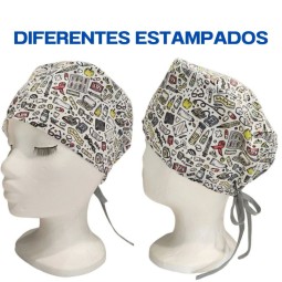 GORRO DE QUIROFANO CON DIBUJOS