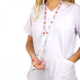 COLGADOR DE ENFERMERIA MULTIFUNCIÓN CON RECTRACTIL