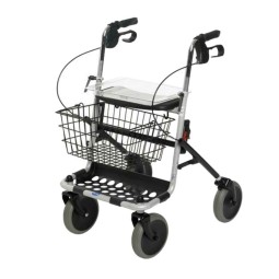 ANDADOR ROLLATOR BANJO CON SUJETA BASTONES