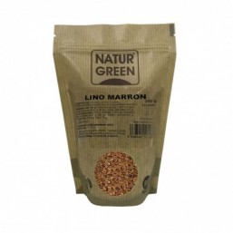 Bolsa Doypack de Lino Marrón Bio Naturgreen 250 g