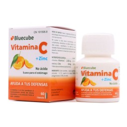 VITAMINA C + ZIN BLUECUBE - 60 CÁPSULAS