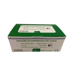 MASCARILLAS QUIRÚRGICAS ADULTO TIPO IIR - CAJA 50 UNDS