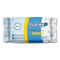 TOALLITAS BEBE NUNEX BASIC - PAQUETE 72 UDS