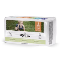 PAÑAL ECOLÓGICO INFANTIL MOLTEX PURE & NATURE