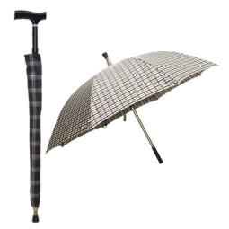 MULETILLA PARAGUAS DE ALUMINIO 2 EN 1