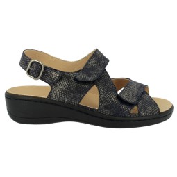 SANDALIA ANCHO ESPECIAL PARA MUJER CON VELCROS