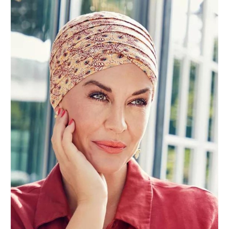 TURBANTE YOGA BAMBU GOLDEN SUNLIT CHRISTINE HEADWEAR