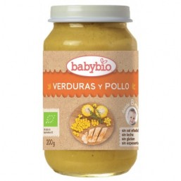 Potito de Menú Verduras Pollo Bio BabyBio 200 g