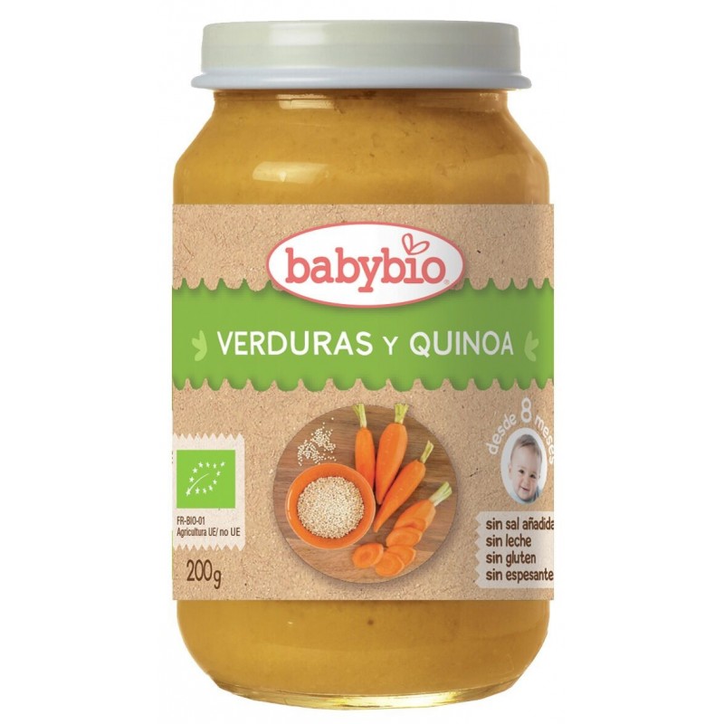 Potito de Menú Verdura Quinoa Bio BabyBio 200 g