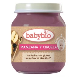 Potito de Manzana Ciruela Bio BabyBio 130 g