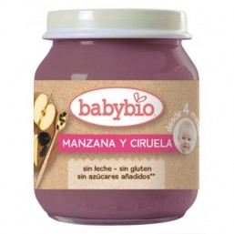 Potito de Manzana Ciruela Bio BabyBio 130 g