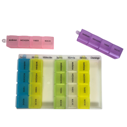 PASTILLERO SEMANAL 4 TOMAS XL