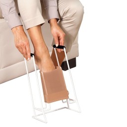 PONEMEDIAS DE COMPRESION ¨JOB¨AYUDA PONEMEDIAS Y CALCETINES