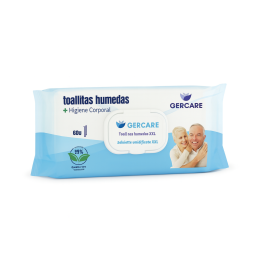 TOALLITAS HÚMEDAS CORPORALES PARA ADULTO - PAQUETE 60 UNDS