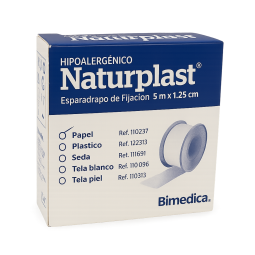 ESPARADRAPO HIPOALERGÉNICO PAPEL NATURPLAST