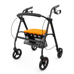 ANDADOR ROLLATOR NEGRO CON...