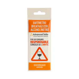 ALCOHOLÍMETRO DESECHABLE