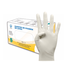 GUANTES DE LÁTEX SIN POLVO...