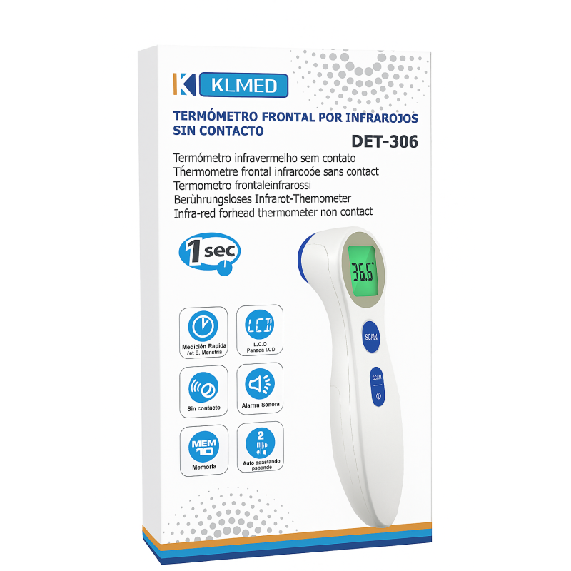 TERMÓMETRO DE INFRARROJOS PARA FRENTE CON BLUETOOTH NC 150