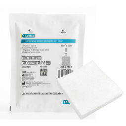 COMPRESA DE TEJIDO SIN...