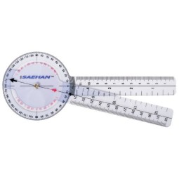 GONIOMETRO DE PLASTICO 20 CM