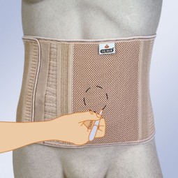 Faja abdominal para ostomizados sin orificio