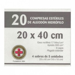 Gasas estériles 60x40 cm