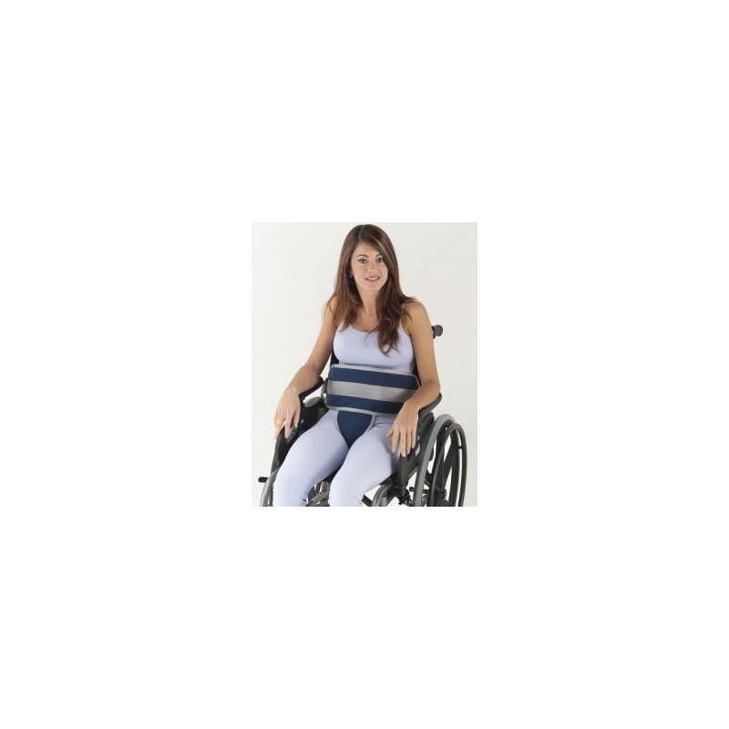 Cinturón de sujeción abdominal acolchado silla de ruedas