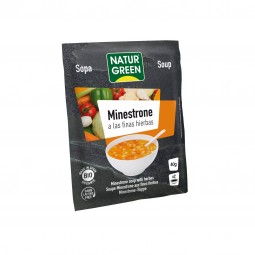 Sopa minestrone a las finas hierbas Bio deshidratada