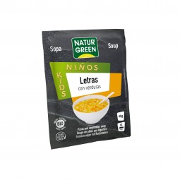 Sopa de letras con verduras Bio deshidratada