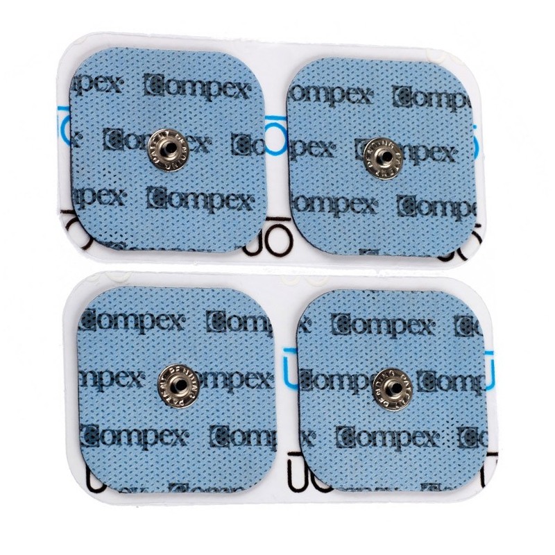 Electrodos cuadrados Compex Easy Snap