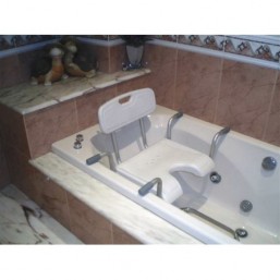 Asiento para bañera con respaldo