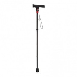 Bastón extensible con luz y alarma