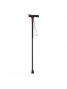 Bastón extensible con luz y alarma