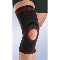 Rodillera rótula abierta con estabilizadores laterales