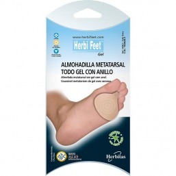 Almohadilla Metatarsal Todo Gel con Anillo HERBI FEET