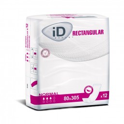 Compresa ID rectangular tocológica post-parto 12 unid.