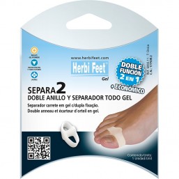 Separa2  HERBI FEET- doble anillo y separador todo gel