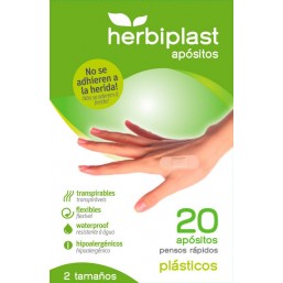 Apósitos plásticos para heridas (20 unds)