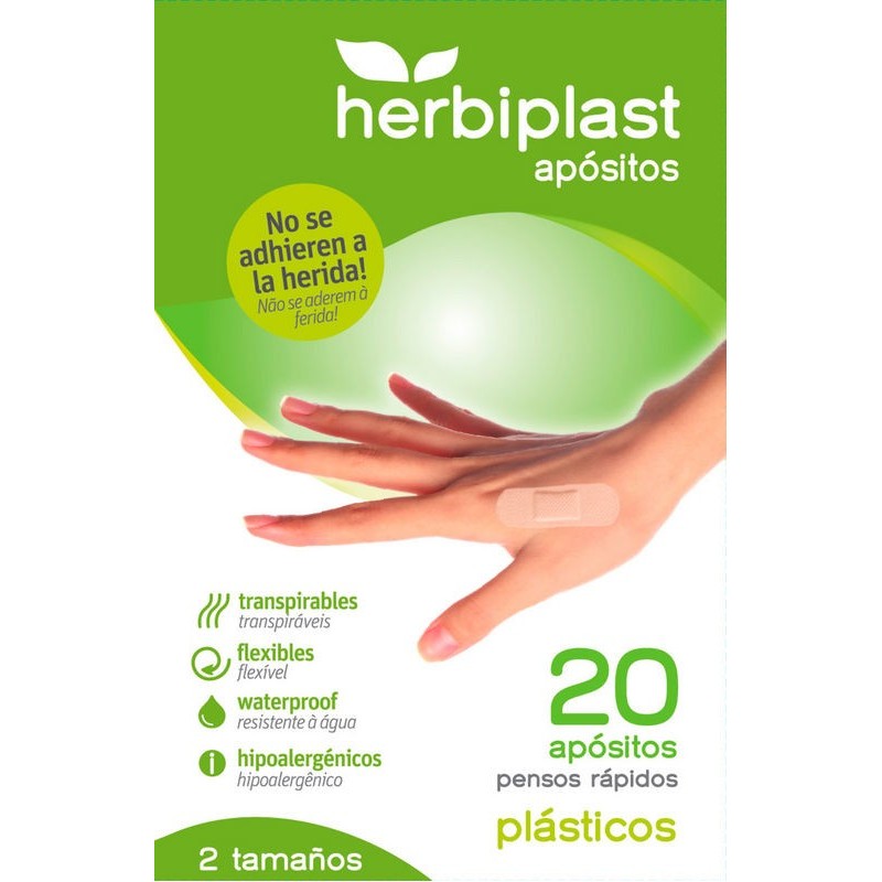 Apósitos plásticos para heridas (20 unds)