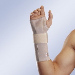 Muñequera Larga Elástica Abierta Con Férula Palmar Orliman