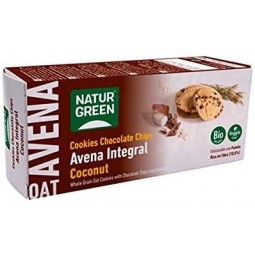NATURGREEN COOKIES DE CHOCOLATE CON AVENA INTEGRAL Y COCO