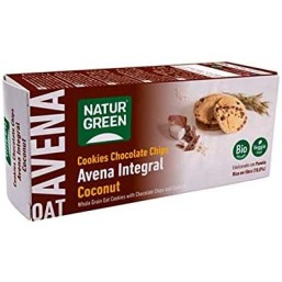 NATURGREEN COOKIES DE CHOCOLATE CON AVENA INTEGRAL Y COCO
