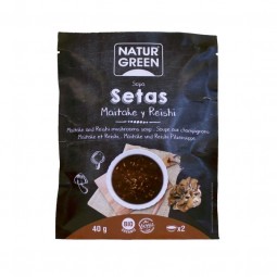 SOPA DE SETAS MAITAKE Y...