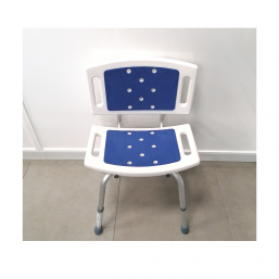 silla de baño acolchada con respaldo para ducha